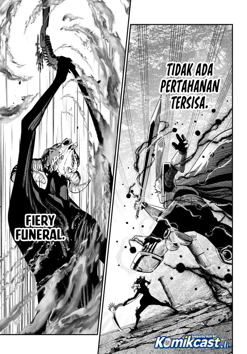 Halaman 12 dari Tsuihou Sareta Tenshou Juu Kishi wa Game Chishiki de Musou Suru Chapter 139