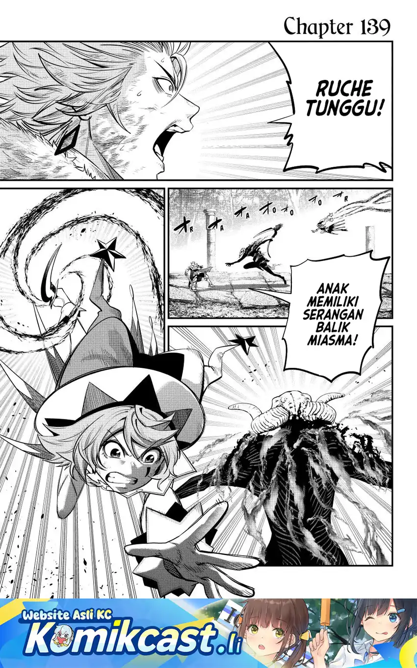 Halaman 2 dari Tsuihou Sareta Tenshou Juu Kishi wa Game Chishiki de Musou Suru Chapter 139