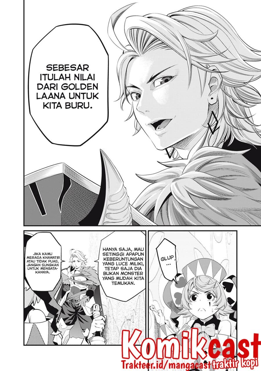 Halaman 13 dari Tsuihou Sareta Tenshou Juu Kishi wa Game Chishiki de Musou Suru Chapter 14