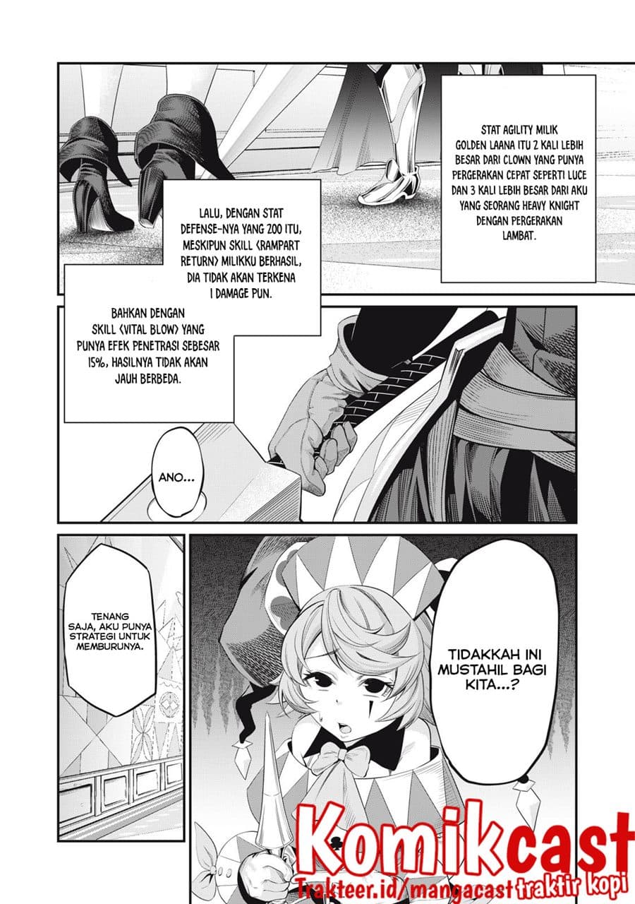 Halaman 7 dari Tsuihou Sareta Tenshou Juu Kishi wa Game Chishiki de Musou Suru Chapter 14