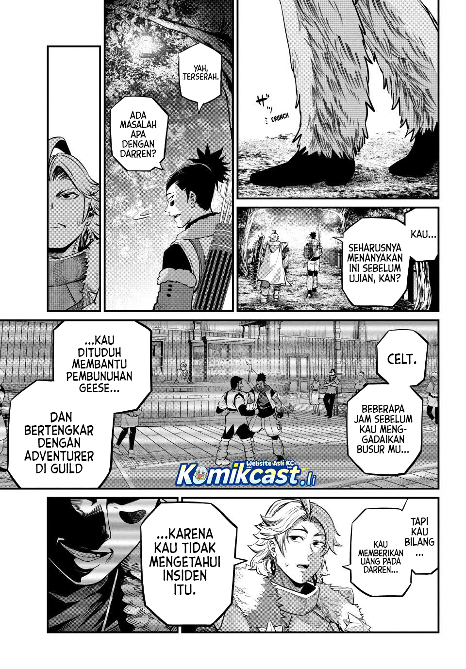 Halaman 10 dari Tsuihou Sareta Tenshou Juu Kishi wa Game Chishiki de Musou Suru Chapter 141