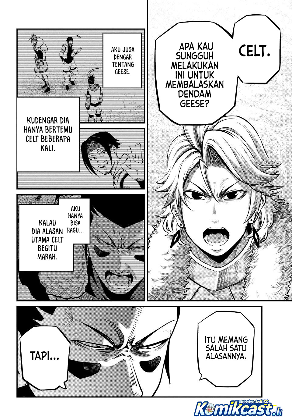 Halaman 15 dari Tsuihou Sareta Tenshou Juu Kishi wa Game Chishiki de Musou Suru Chapter 141