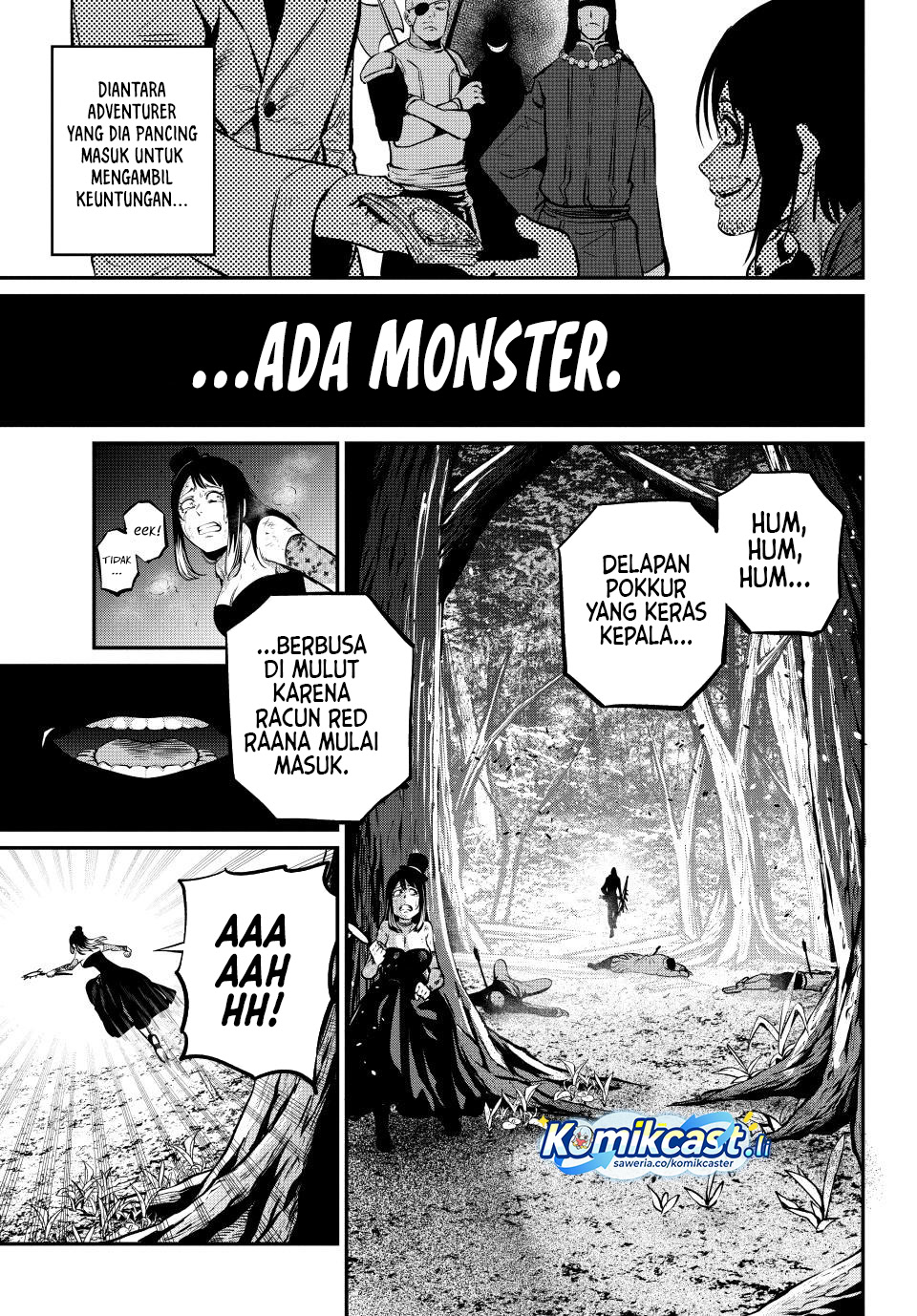 Halaman 4 dari Tsuihou Sareta Tenshou Juu Kishi wa Game Chishiki de Musou Suru Chapter 141