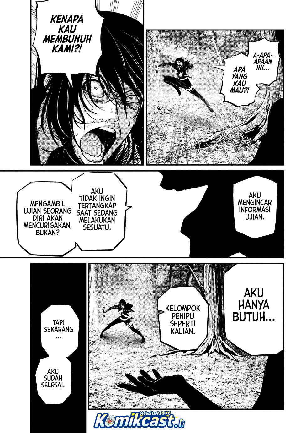 Halaman 6 dari Tsuihou Sareta Tenshou Juu Kishi wa Game Chishiki de Musou Suru Chapter 141