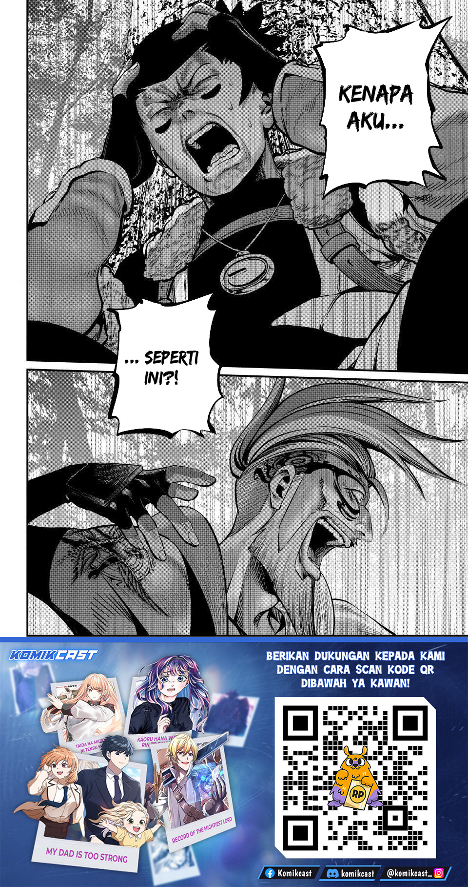 Halaman 15 dari Tsuihou Sareta Tenshou Juu Kishi wa Game Chishiki de Musou Suru Chapter 144