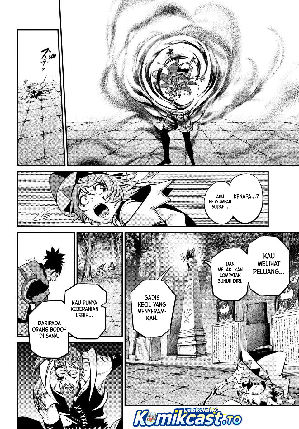 Halaman 5 dari Tsuihou Sareta Tenshou Juu Kishi wa Game Chishiki de Musou Suru Chapter 144