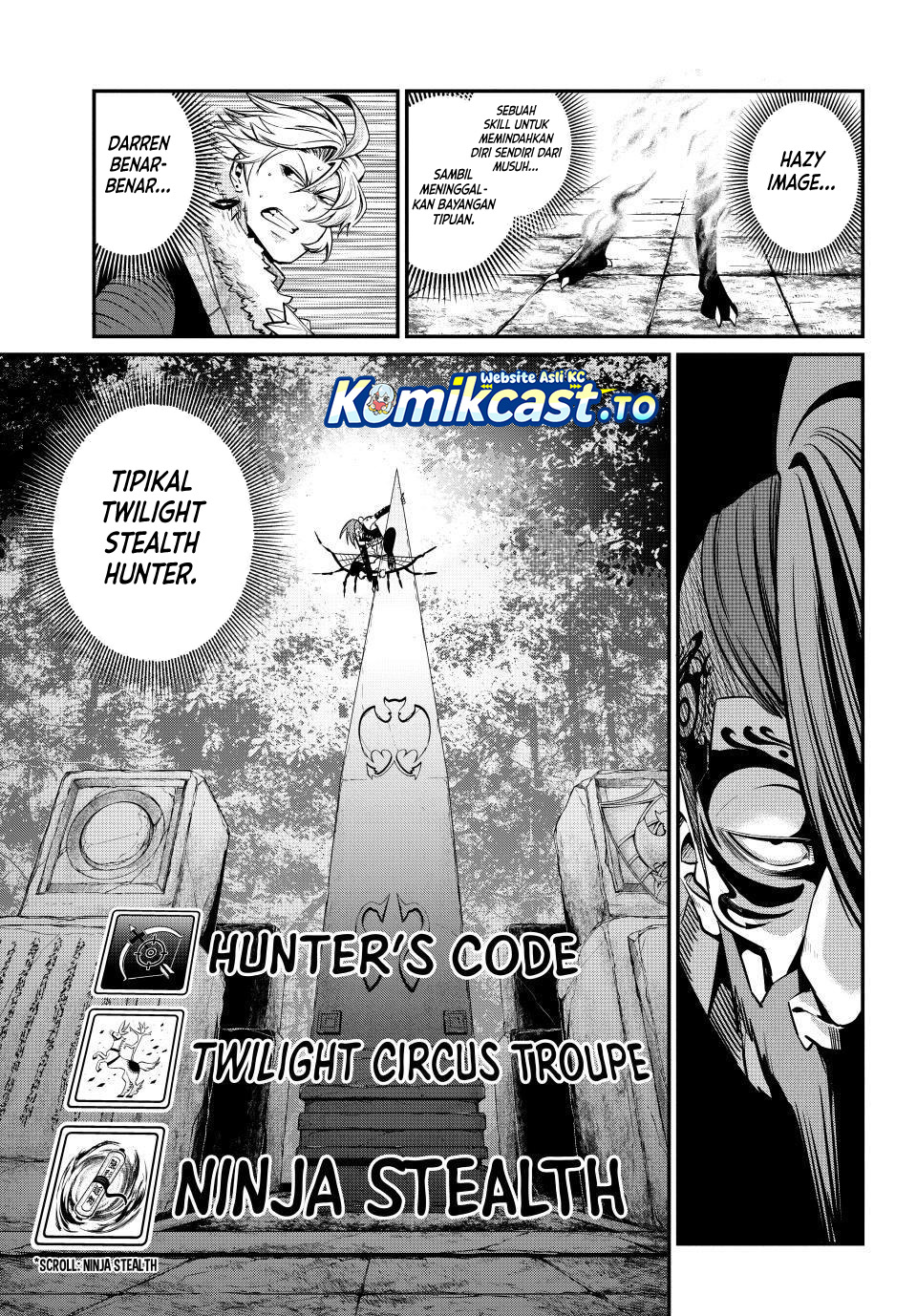 Halaman 6 dari Tsuihou Sareta Tenshou Juu Kishi wa Game Chishiki de Musou Suru Chapter 144