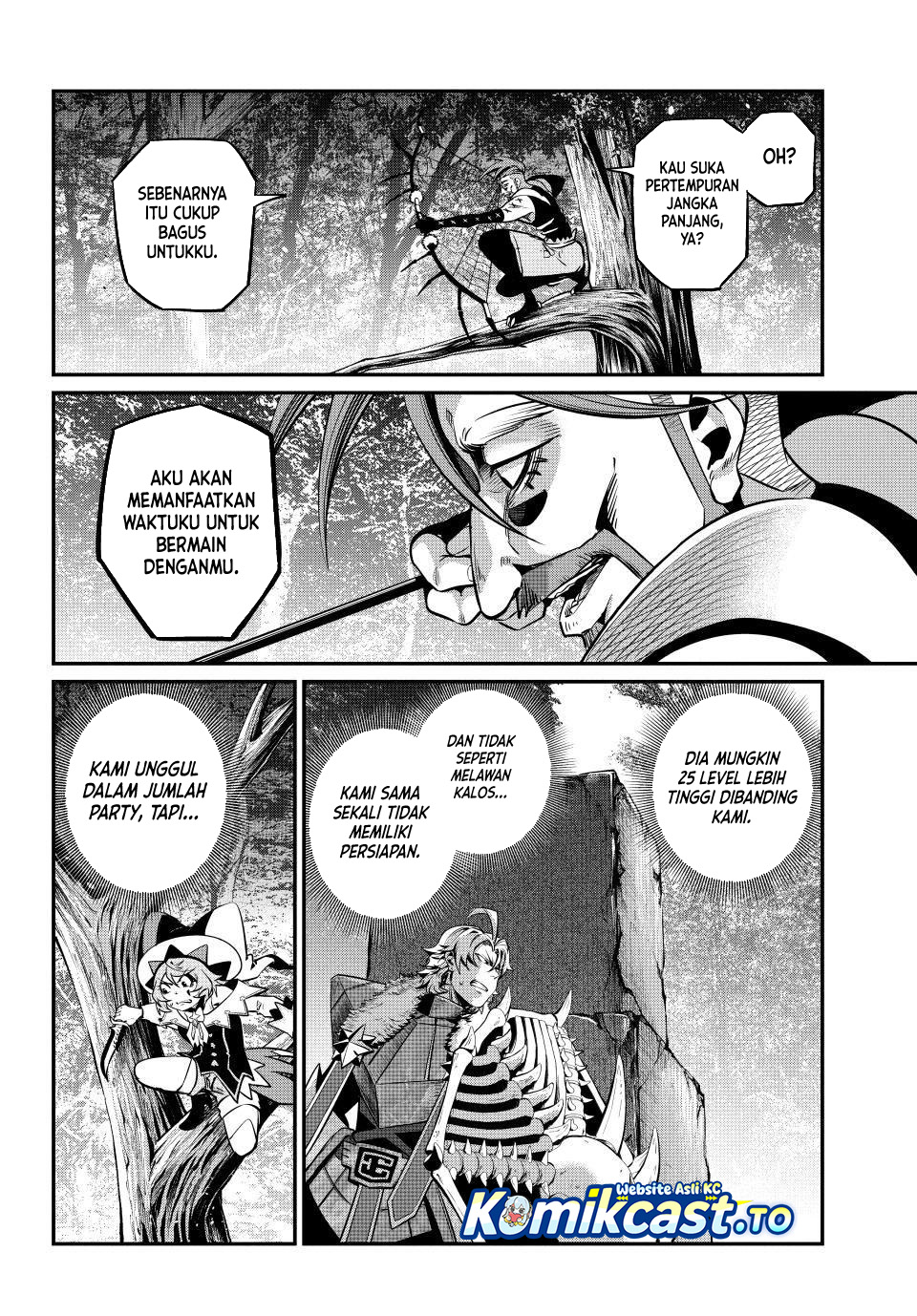 Halaman 9 dari Tsuihou Sareta Tenshou Juu Kishi wa Game Chishiki de Musou Suru Chapter 144