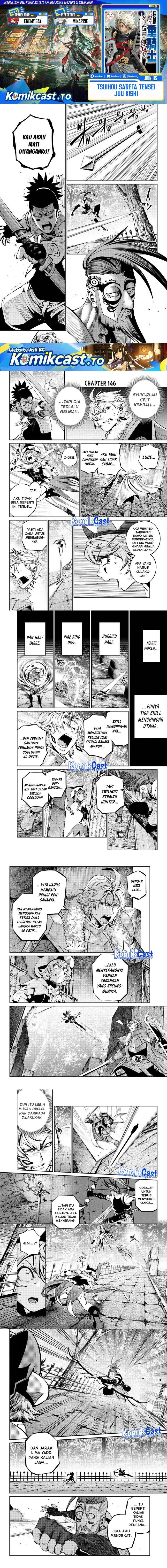 Halaman 1 dari Tsuihou Sareta Tenshou Juu Kishi wa Game Chishiki de Musou Suru Chapter 146