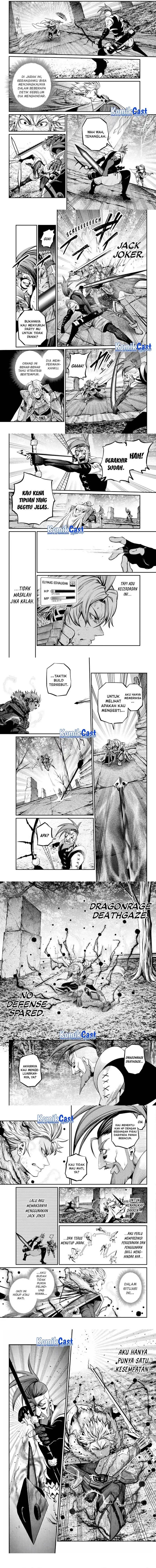 Halaman 2 dari Tsuihou Sareta Tenshou Juu Kishi wa Game Chishiki de Musou Suru Chapter 147