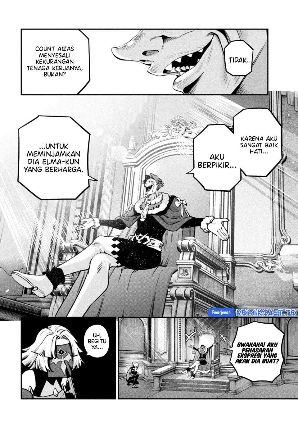 Halaman 11 dari Tsuihou Sareta Tenshou Juu Kishi wa Game Chishiki de Musou Suru Chapter 153