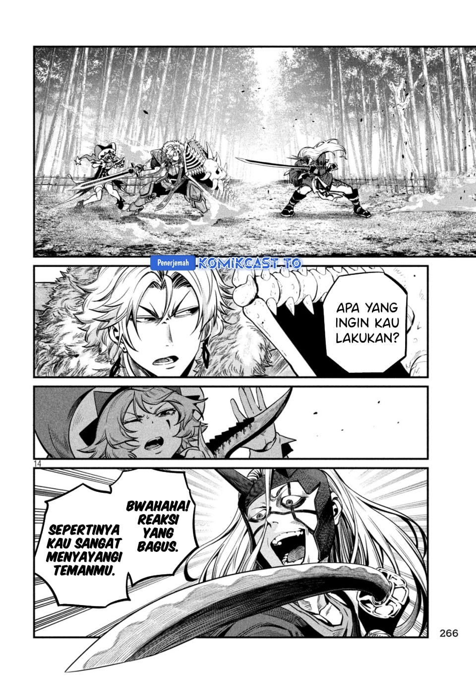 Halaman 15 dari Tsuihou Sareta Tenshou Juu Kishi wa Game Chishiki de Musou Suru Chapter 156