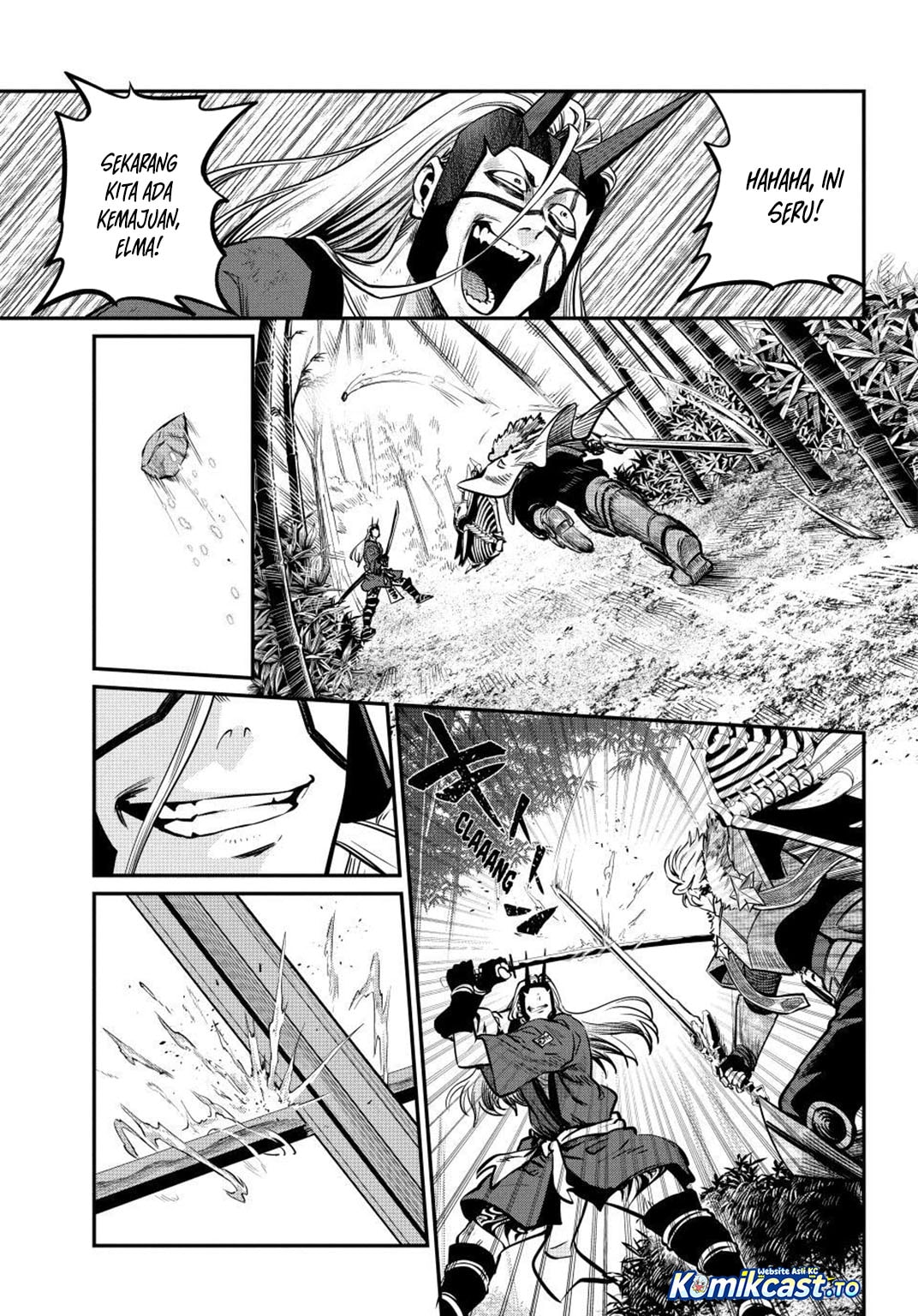 Halaman 10 dari Tsuihou Sareta Tenshou Juu Kishi wa Game Chishiki de Musou Suru Chapter 158