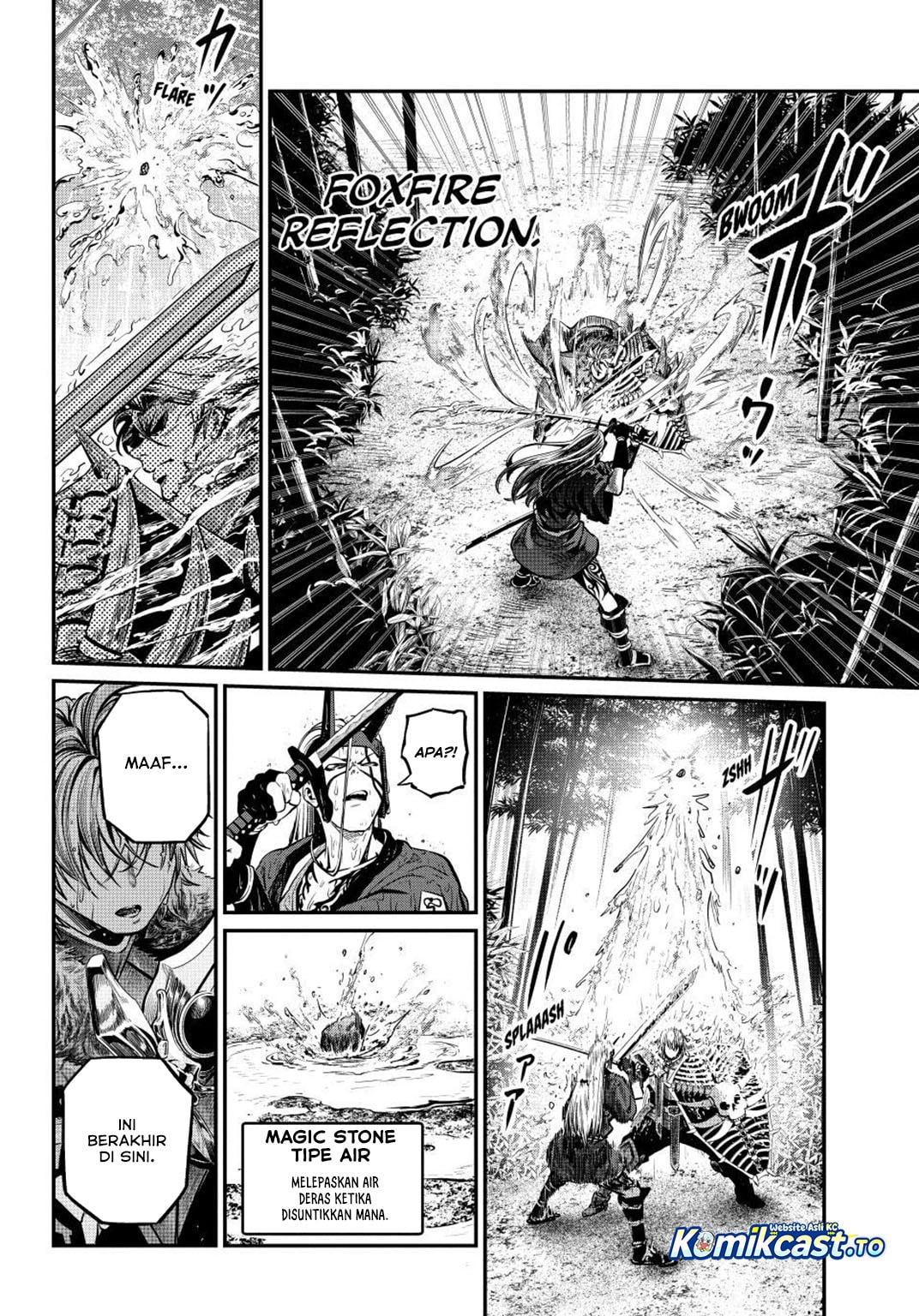 Halaman 11 dari Tsuihou Sareta Tenshou Juu Kishi wa Game Chishiki de Musou Suru Chapter 158