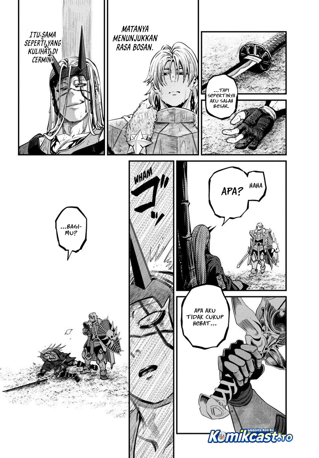 Halaman 13 dari Tsuihou Sareta Tenshou Juu Kishi wa Game Chishiki de Musou Suru Chapter 158
