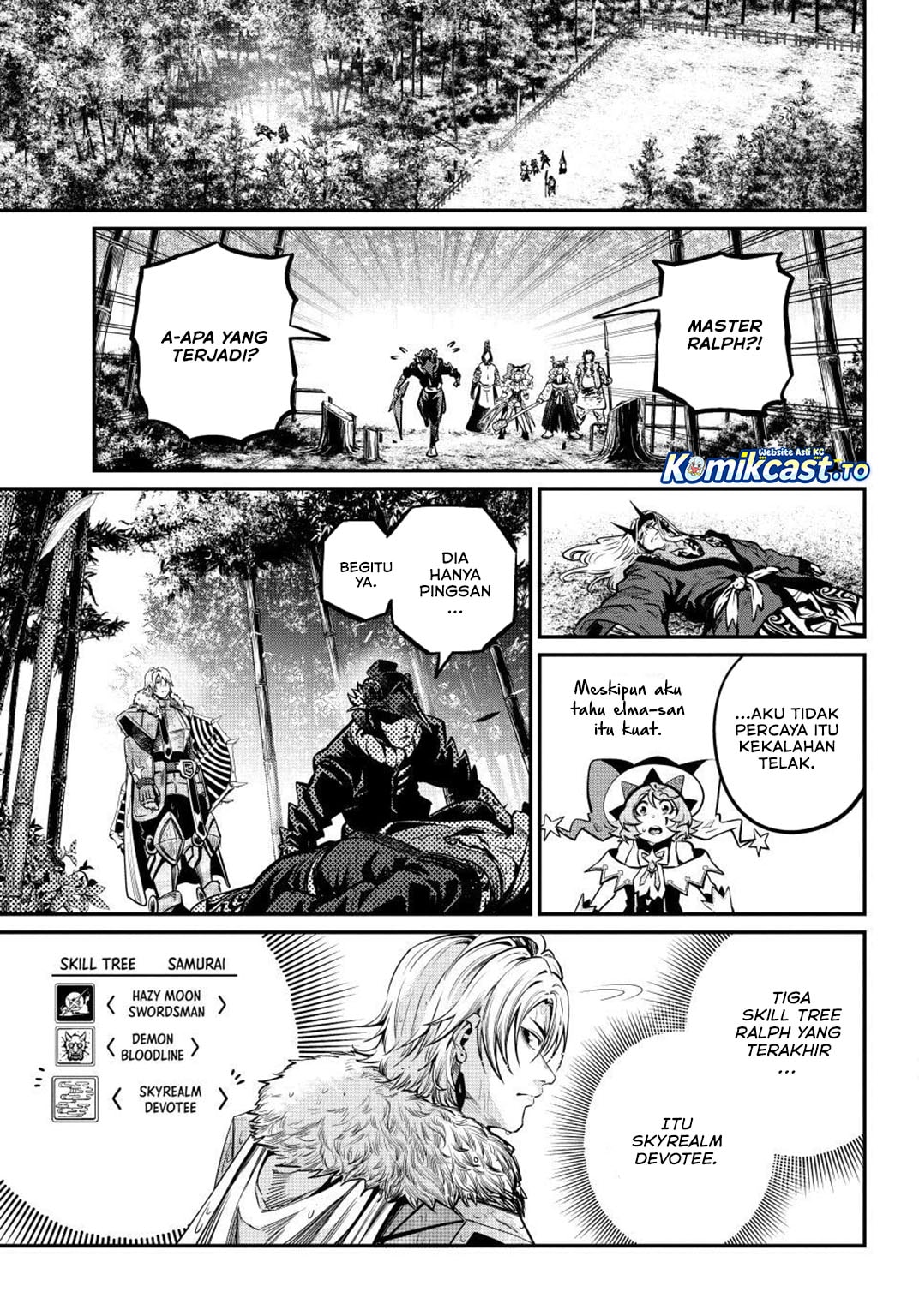 Halaman 14 dari Tsuihou Sareta Tenshou Juu Kishi wa Game Chishiki de Musou Suru Chapter 158