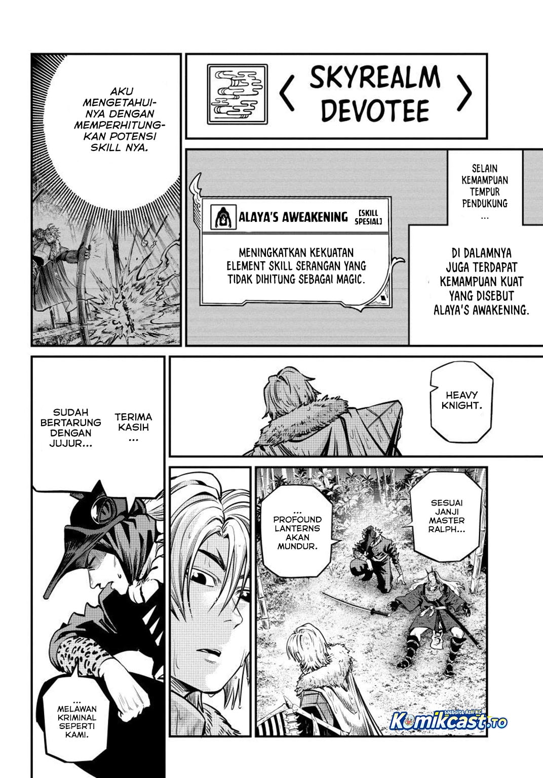 Halaman 15 dari Tsuihou Sareta Tenshou Juu Kishi wa Game Chishiki de Musou Suru Chapter 158