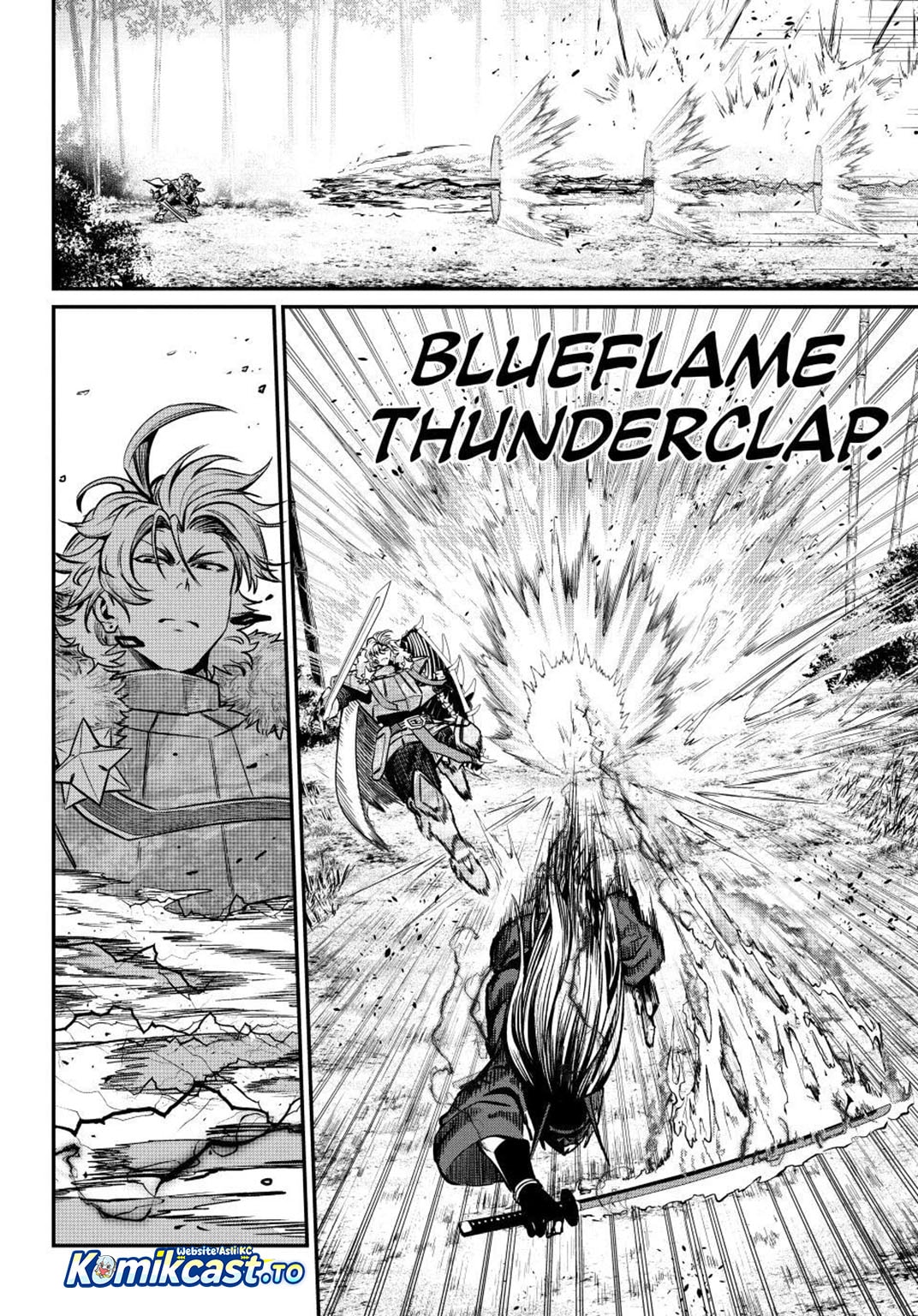 Halaman 5 dari Tsuihou Sareta Tenshou Juu Kishi wa Game Chishiki de Musou Suru Chapter 158