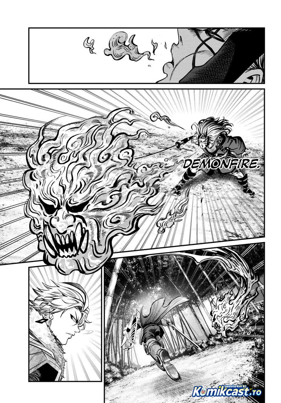 Halaman 8 dari Tsuihou Sareta Tenshou Juu Kishi wa Game Chishiki de Musou Suru Chapter 158