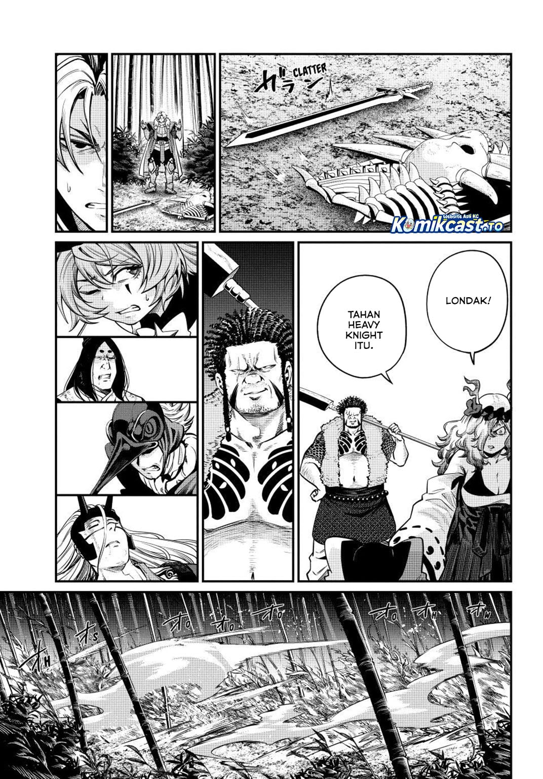 Halaman 10 dari Tsuihou Sareta Tenshou Juu Kishi wa Game Chishiki de Musou Suru Chapter 159
