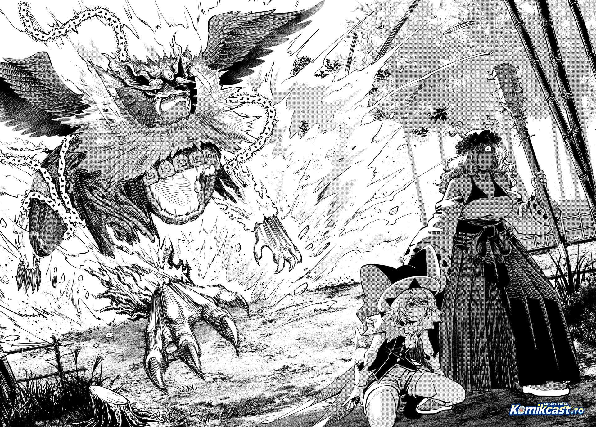 Halaman 13 dari Tsuihou Sareta Tenshou Juu Kishi wa Game Chishiki de Musou Suru Chapter 159