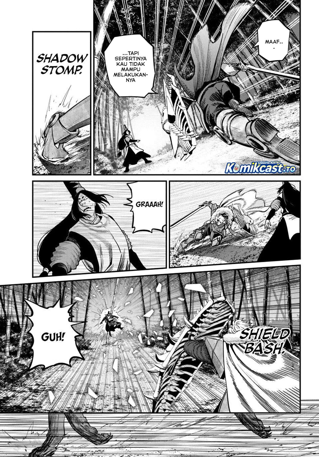 Halaman 8 dari Tsuihou Sareta Tenshou Juu Kishi wa Game Chishiki de Musou Suru Chapter 159