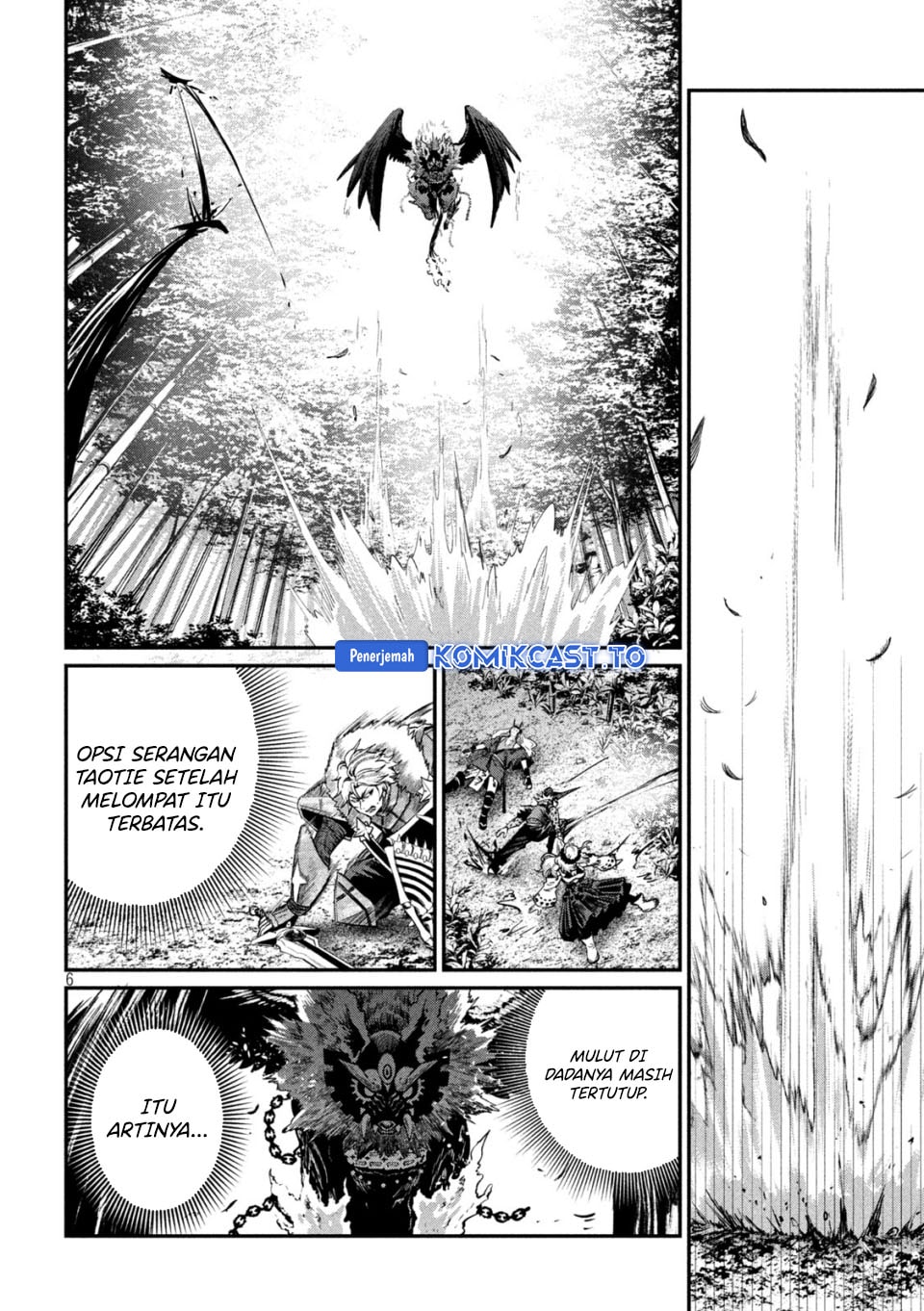 Halaman 7 dari Tsuihou Sareta Tenshou Juu Kishi wa Game Chishiki de Musou Suru Chapter 160