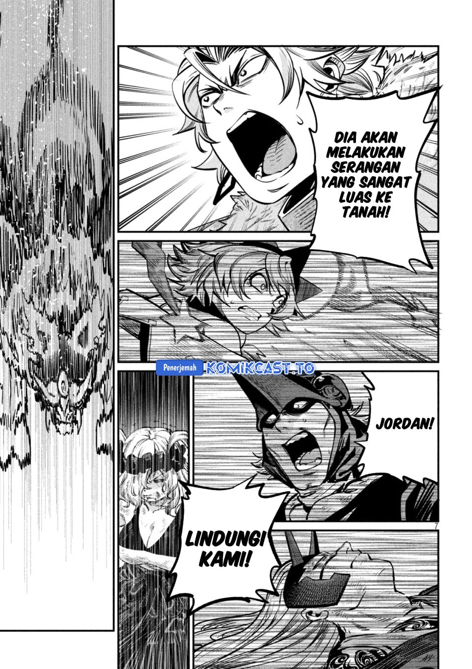 Halaman 8 dari Tsuihou Sareta Tenshou Juu Kishi wa Game Chishiki de Musou Suru Chapter 160