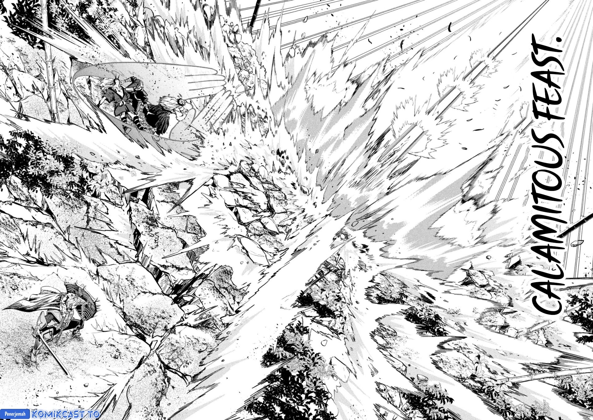 Halaman 9 dari Tsuihou Sareta Tenshou Juu Kishi wa Game Chishiki de Musou Suru Chapter 160