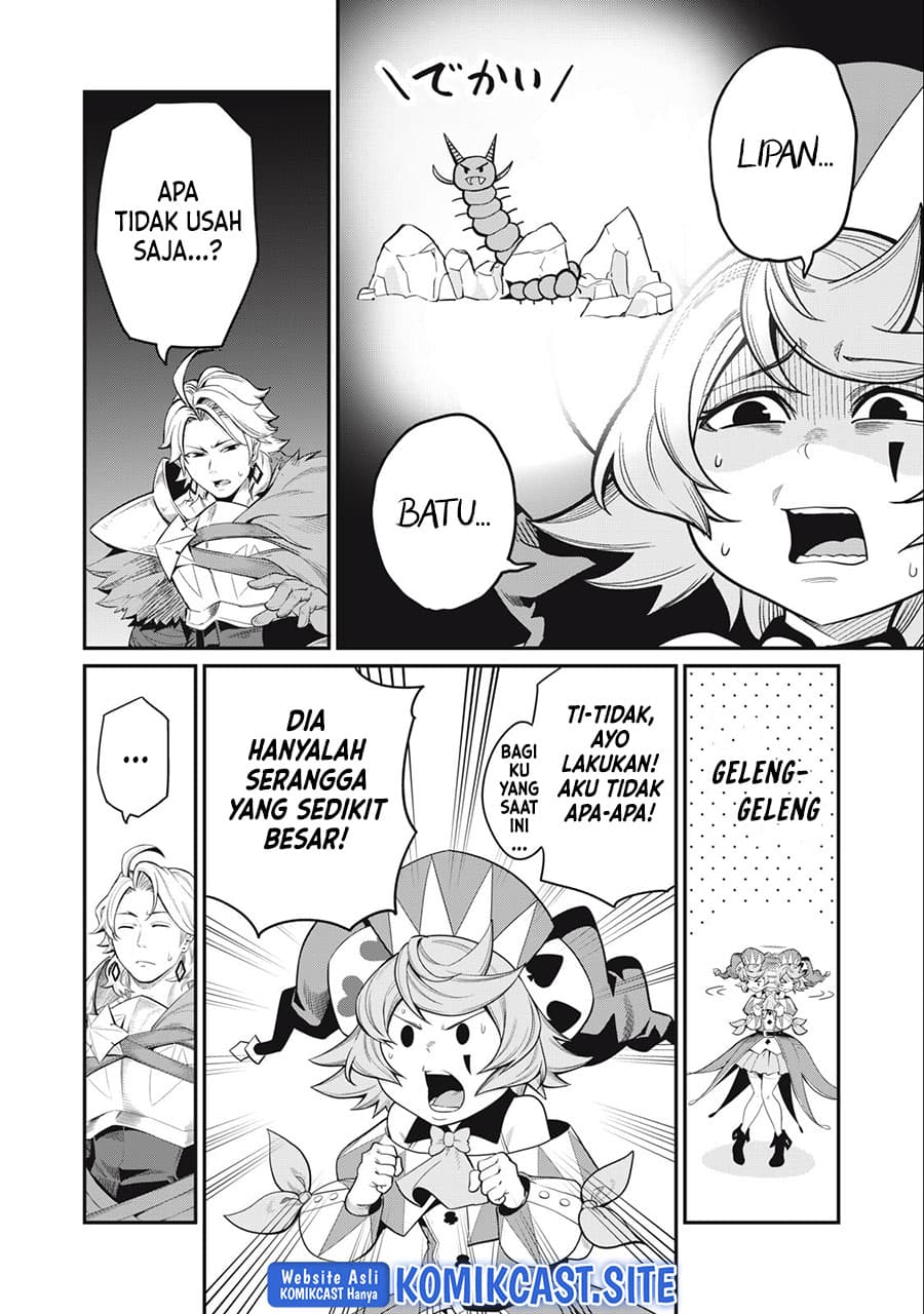 Halaman 11 dari Tsuihou Sareta Tenshou Juu Kishi wa Game Chishiki de Musou Suru Chapter 35