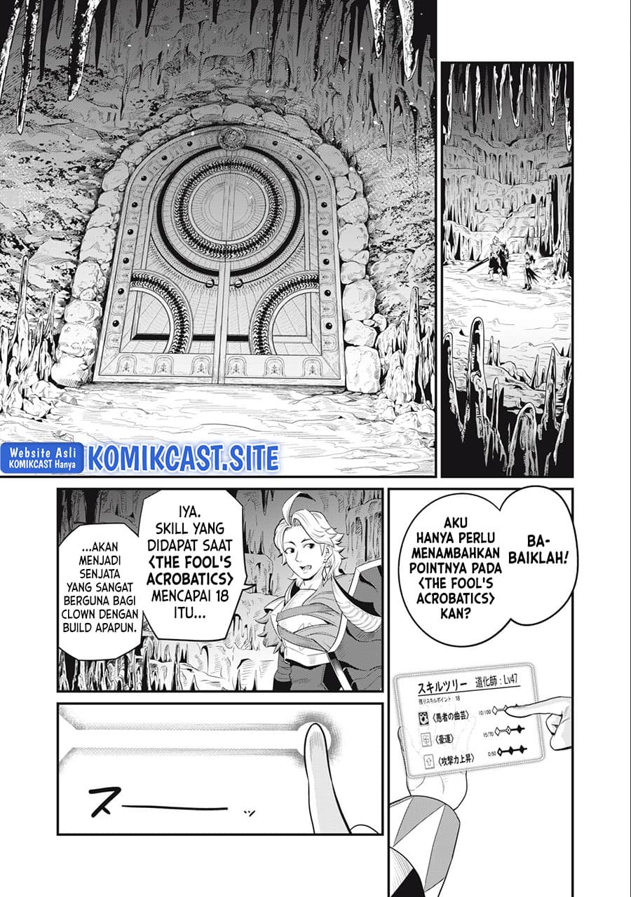 Halaman 12 dari Tsuihou Sareta Tenshou Juu Kishi wa Game Chishiki de Musou Suru Chapter 35
