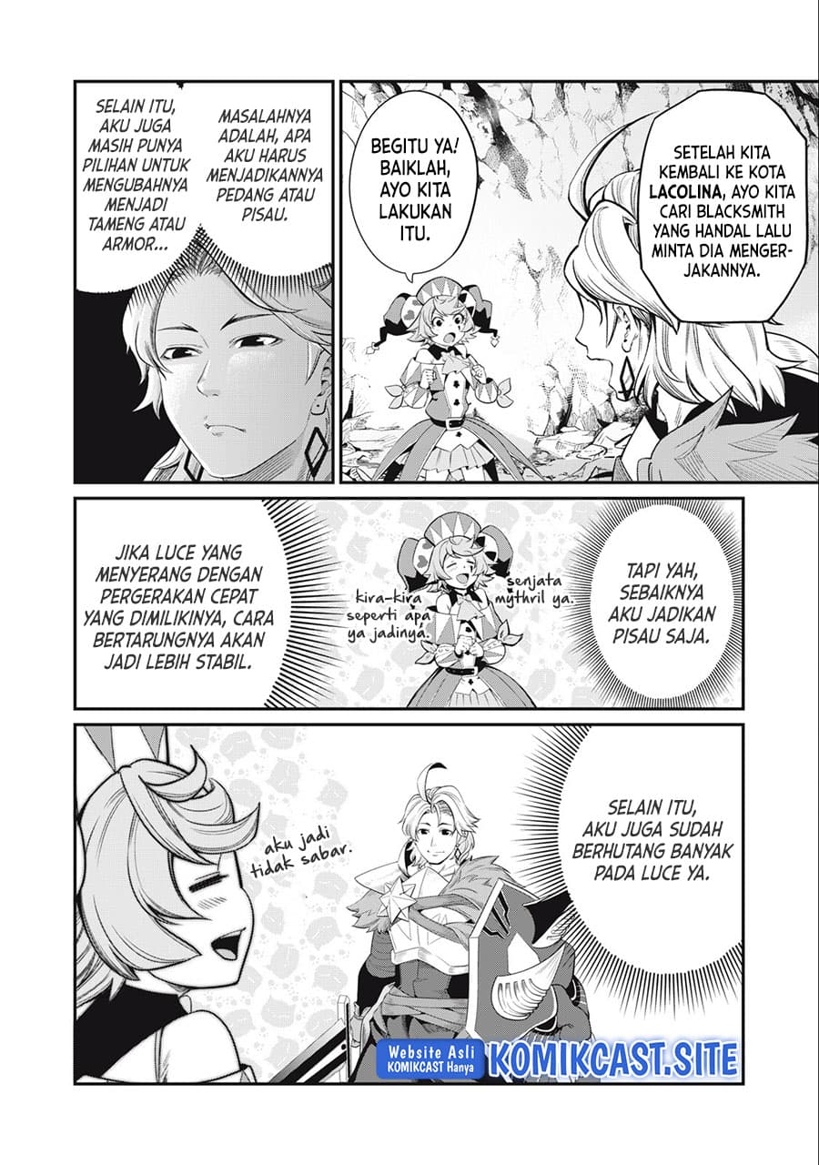 Halaman 5 dari Tsuihou Sareta Tenshou Juu Kishi wa Game Chishiki de Musou Suru Chapter 35