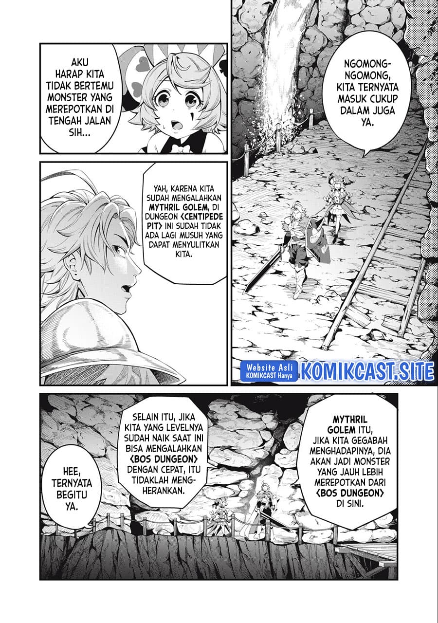 Halaman 7 dari Tsuihou Sareta Tenshou Juu Kishi wa Game Chishiki de Musou Suru Chapter 35