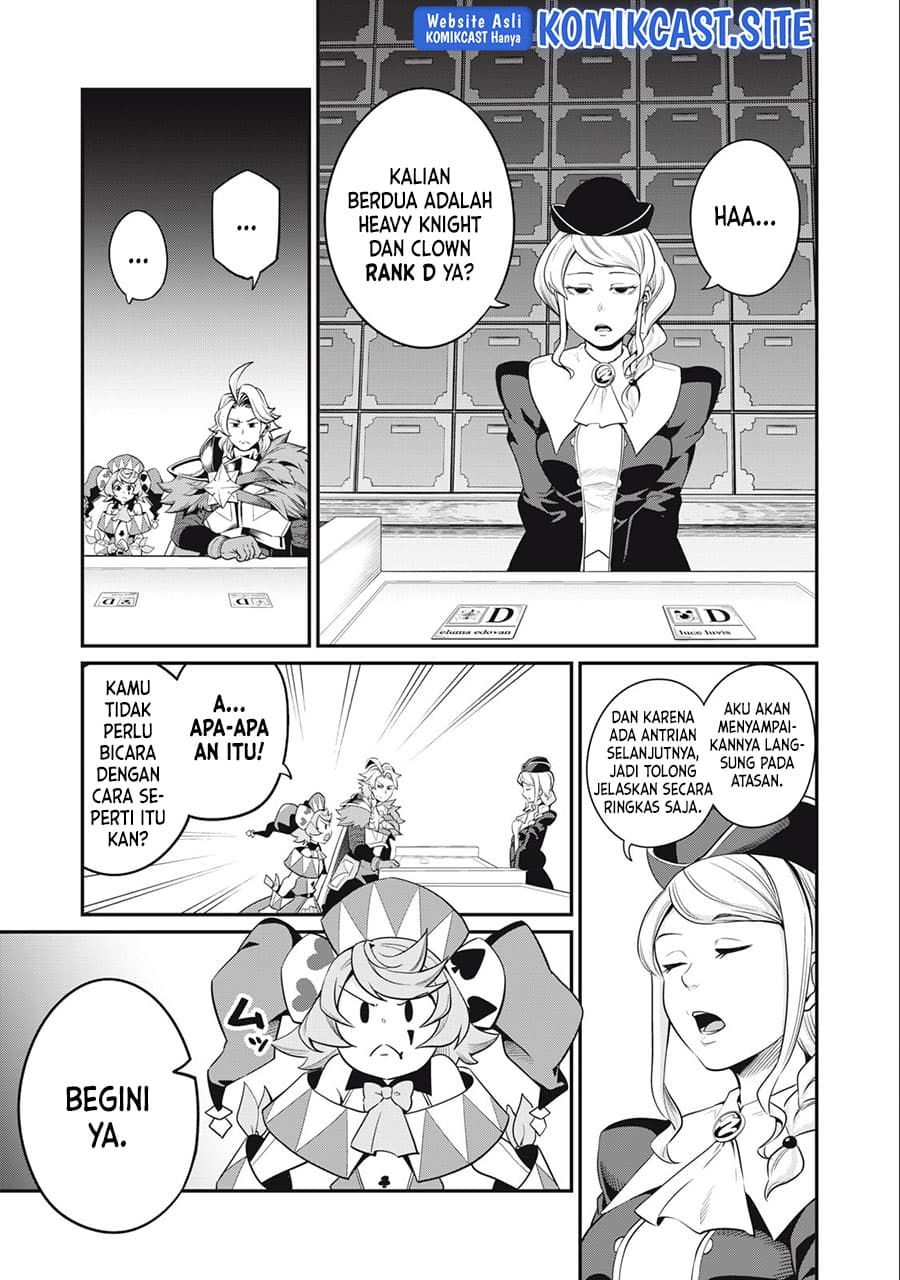 Halaman 12 dari Tsuihou Sareta Tenshou Juu Kishi wa Game Chishiki de Musou Suru Chapter 42