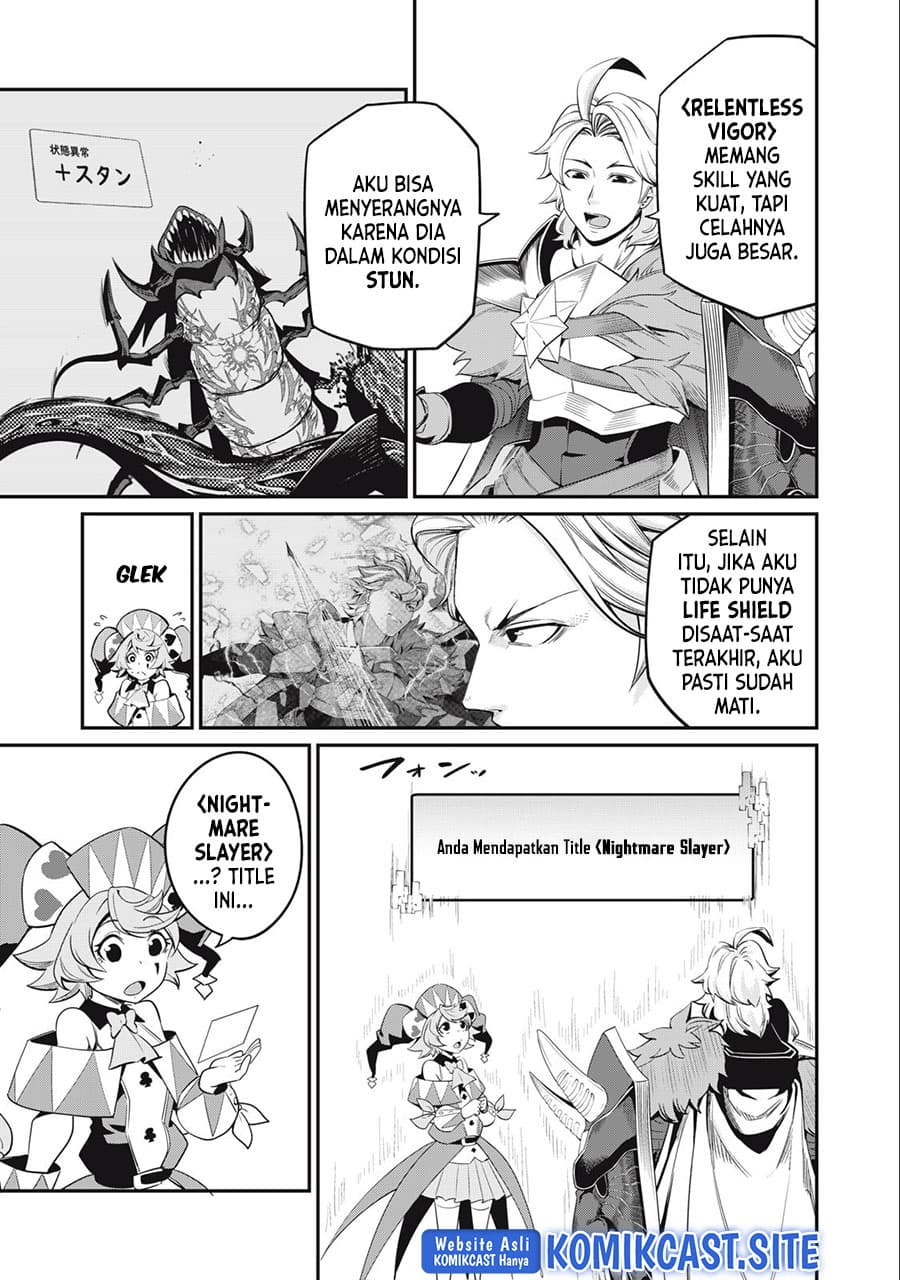 Halaman 4 dari Tsuihou Sareta Tenshou Juu Kishi wa Game Chishiki de Musou Suru Chapter 42