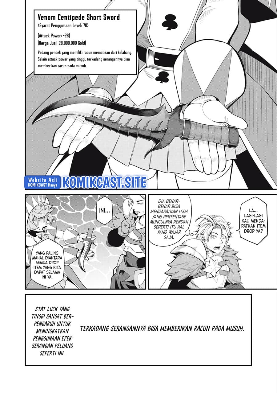 Halaman 7 dari Tsuihou Sareta Tenshou Juu Kishi wa Game Chishiki de Musou Suru Chapter 42