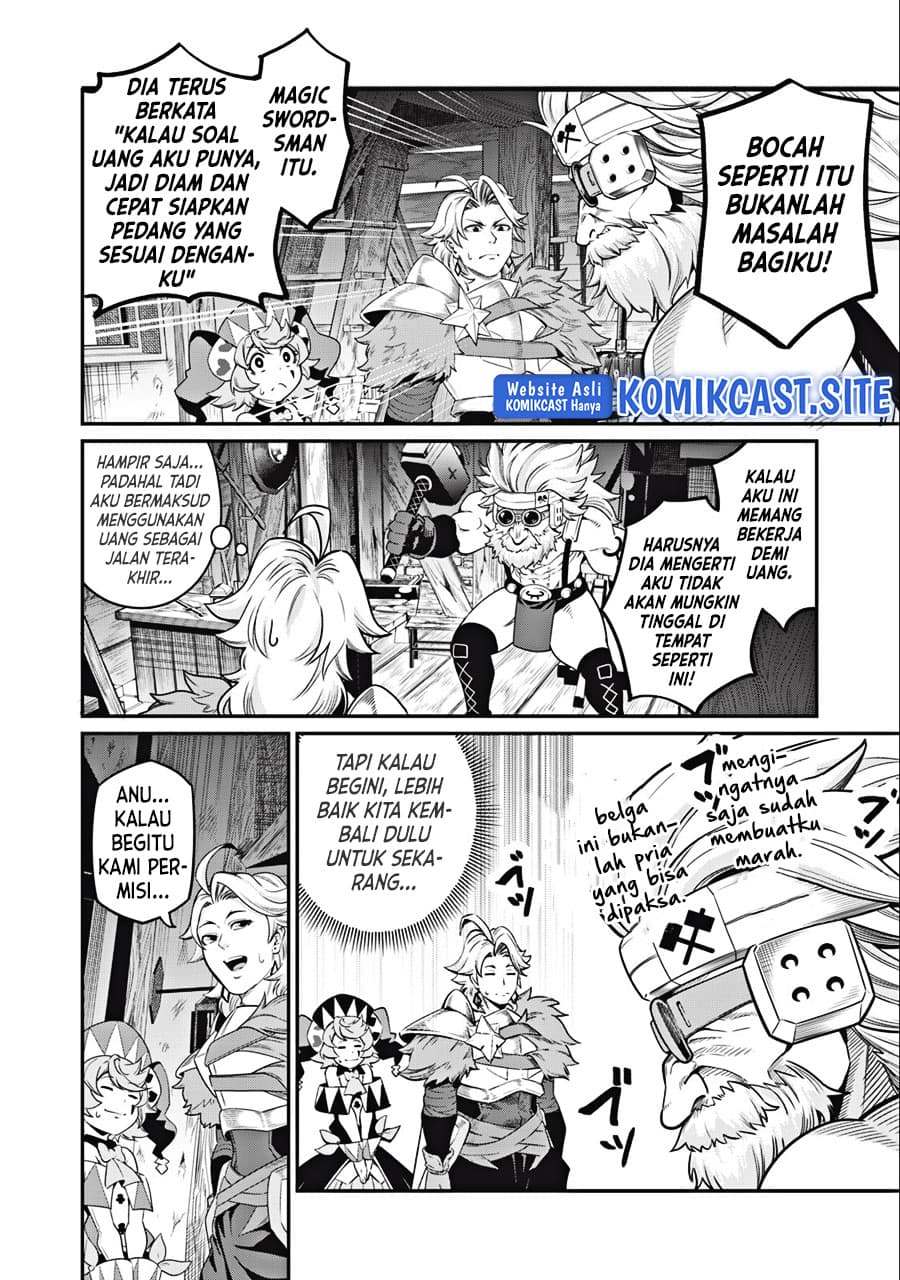Halaman 11 dari Tsuihou Sareta Tenshou Juu Kishi wa Game Chishiki de Musou Suru Chapter 45
