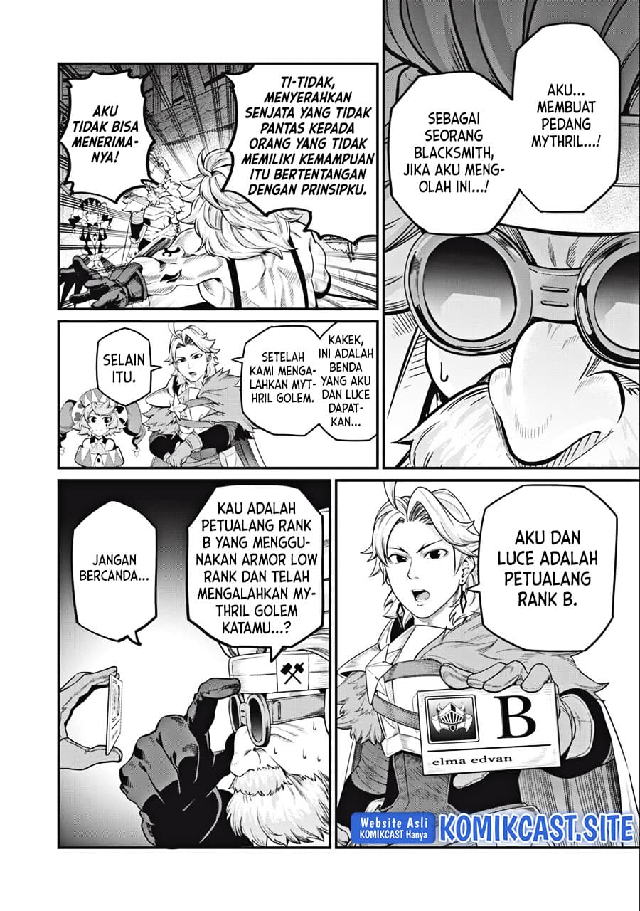 Halaman 15 dari Tsuihou Sareta Tenshou Juu Kishi wa Game Chishiki de Musou Suru Chapter 45
