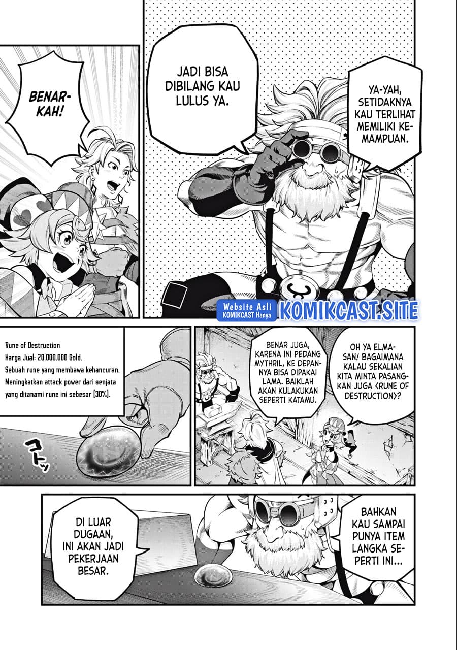 Halaman 16 dari Tsuihou Sareta Tenshou Juu Kishi wa Game Chishiki de Musou Suru Chapter 45
