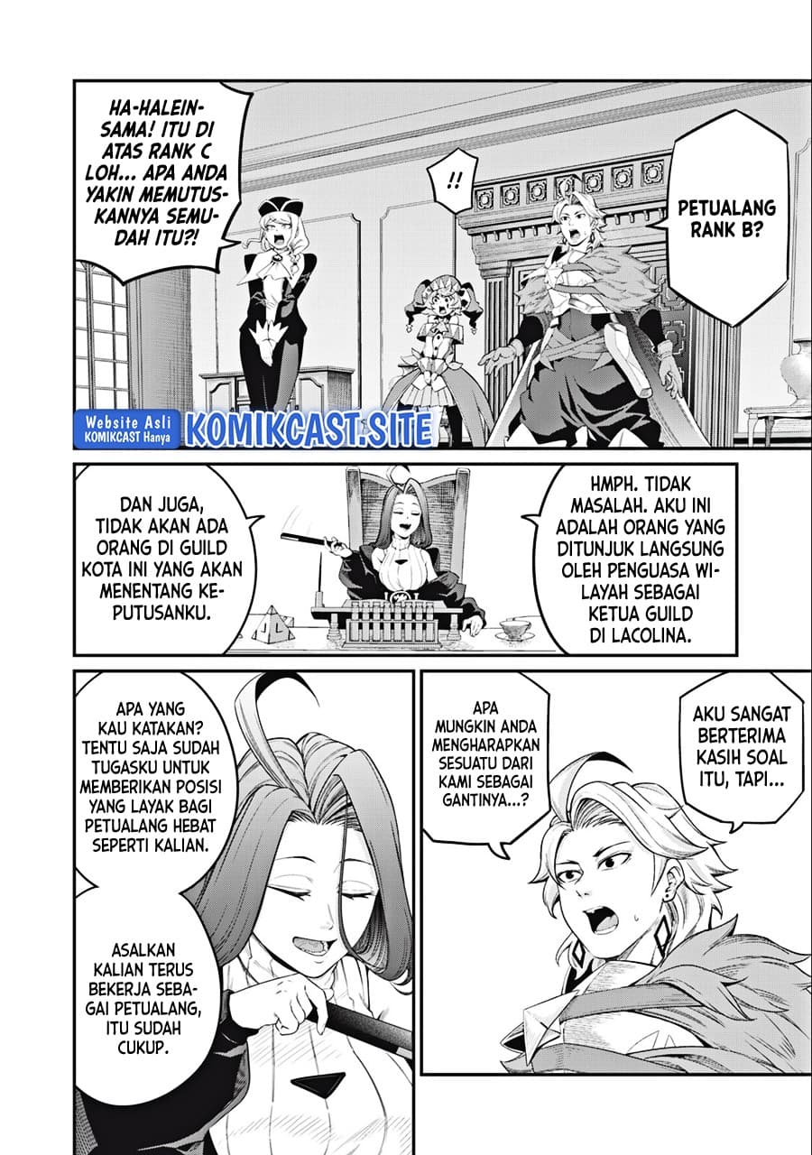 Halaman 3 dari Tsuihou Sareta Tenshou Juu Kishi wa Game Chishiki de Musou Suru Chapter 45