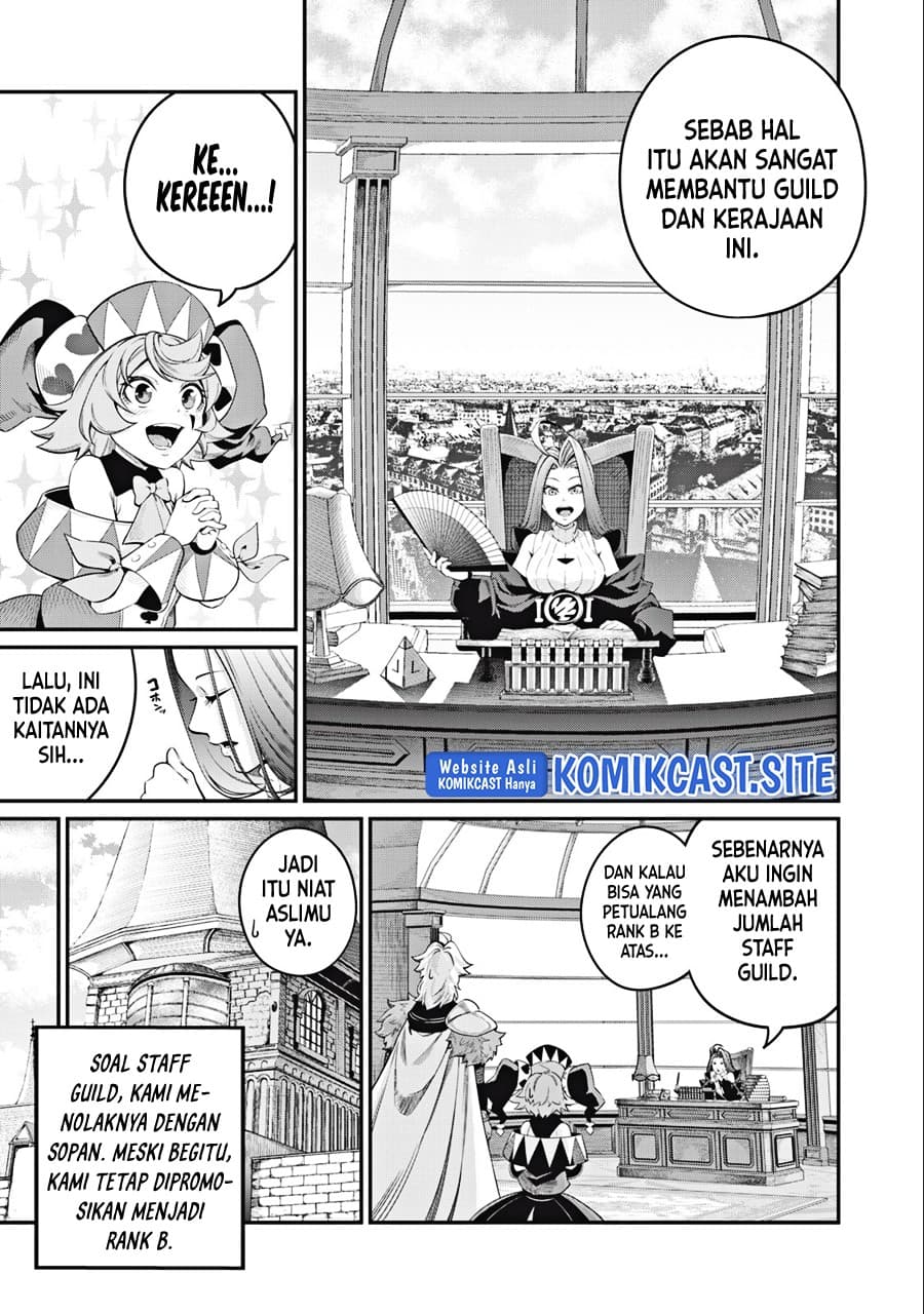 Halaman 4 dari Tsuihou Sareta Tenshou Juu Kishi wa Game Chishiki de Musou Suru Chapter 45