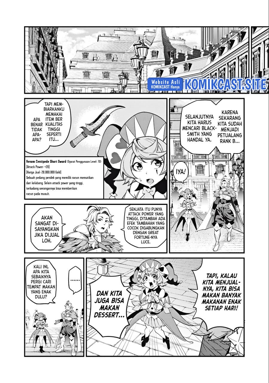 Halaman 5 dari Tsuihou Sareta Tenshou Juu Kishi wa Game Chishiki de Musou Suru Chapter 45