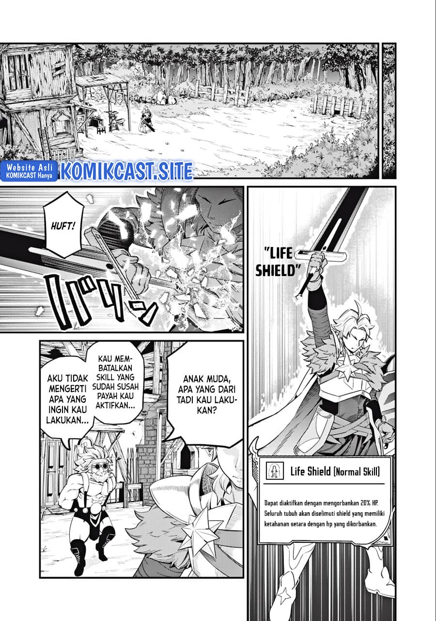 Halaman 12 dari Tsuihou Sareta Tenshou Juu Kishi wa Game Chishiki de Musou Suru Chapter 46