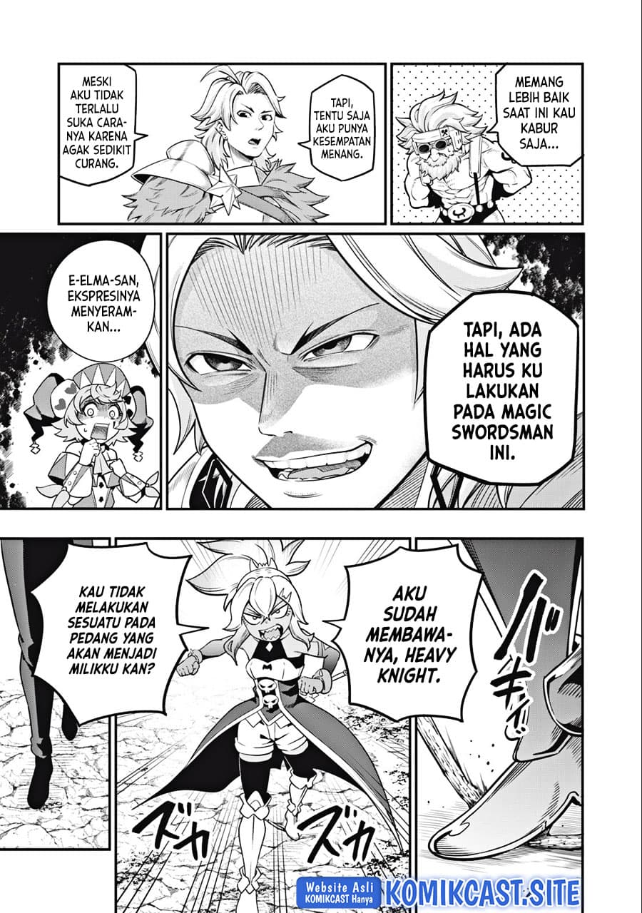 Halaman 14 dari Tsuihou Sareta Tenshou Juu Kishi wa Game Chishiki de Musou Suru Chapter 46