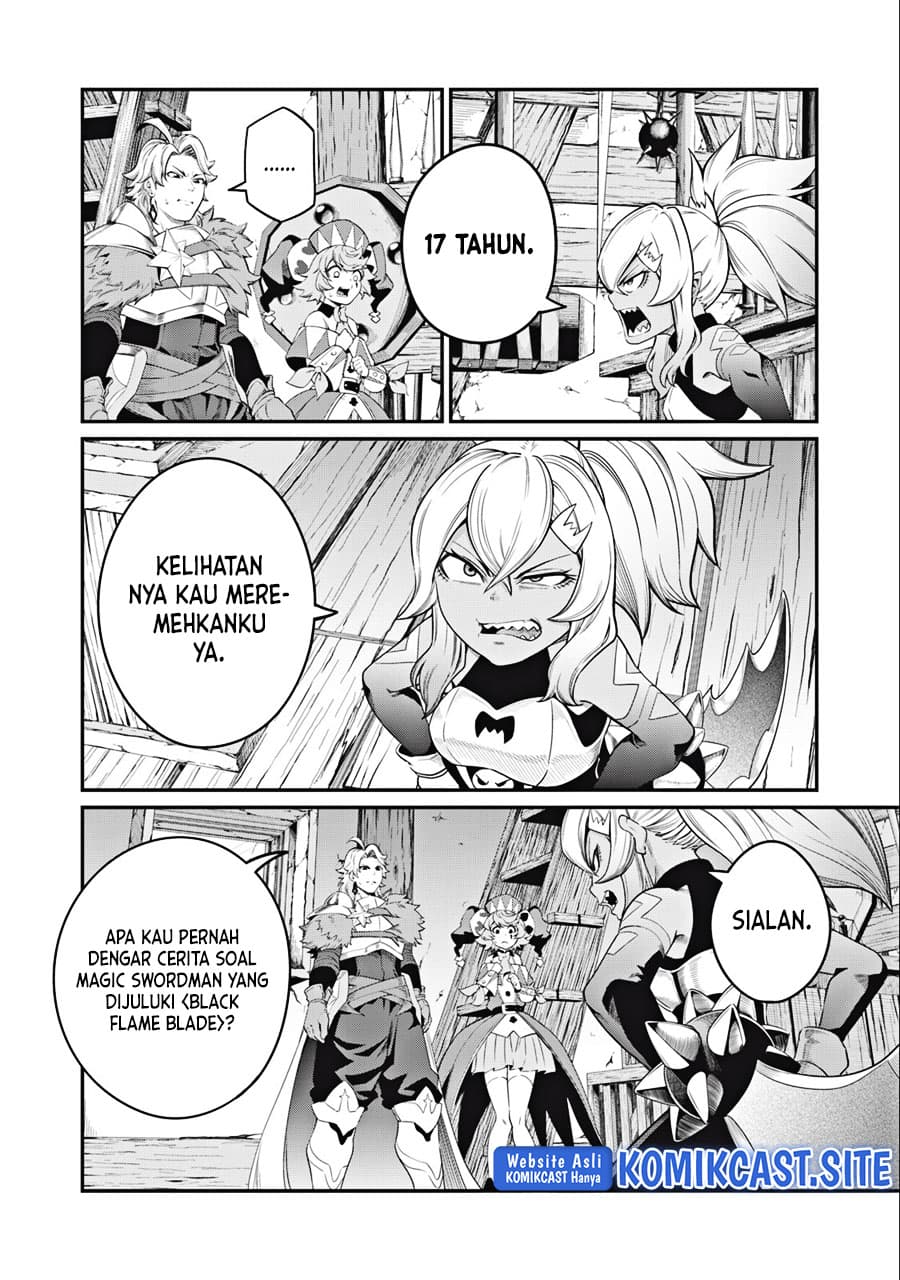 Halaman 3 dari Tsuihou Sareta Tenshou Juu Kishi wa Game Chishiki de Musou Suru Chapter 46