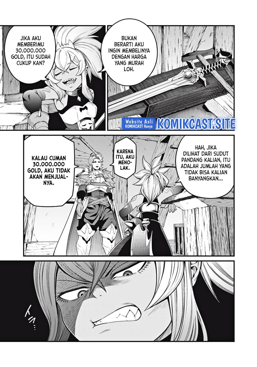 Halaman 6 dari Tsuihou Sareta Tenshou Juu Kishi wa Game Chishiki de Musou Suru Chapter 46
