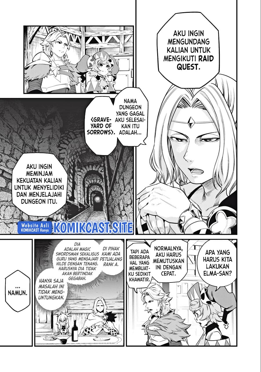 Halaman 12 dari Tsuihou Sareta Tenshou Juu Kishi wa Game Chishiki de Musou Suru Chapter 48