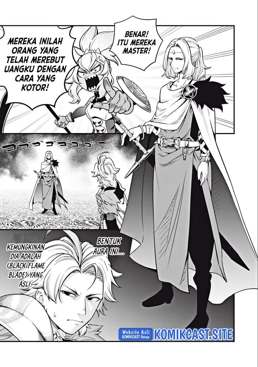 Halaman 4 dari Tsuihou Sareta Tenshou Juu Kishi wa Game Chishiki de Musou Suru Chapter 48