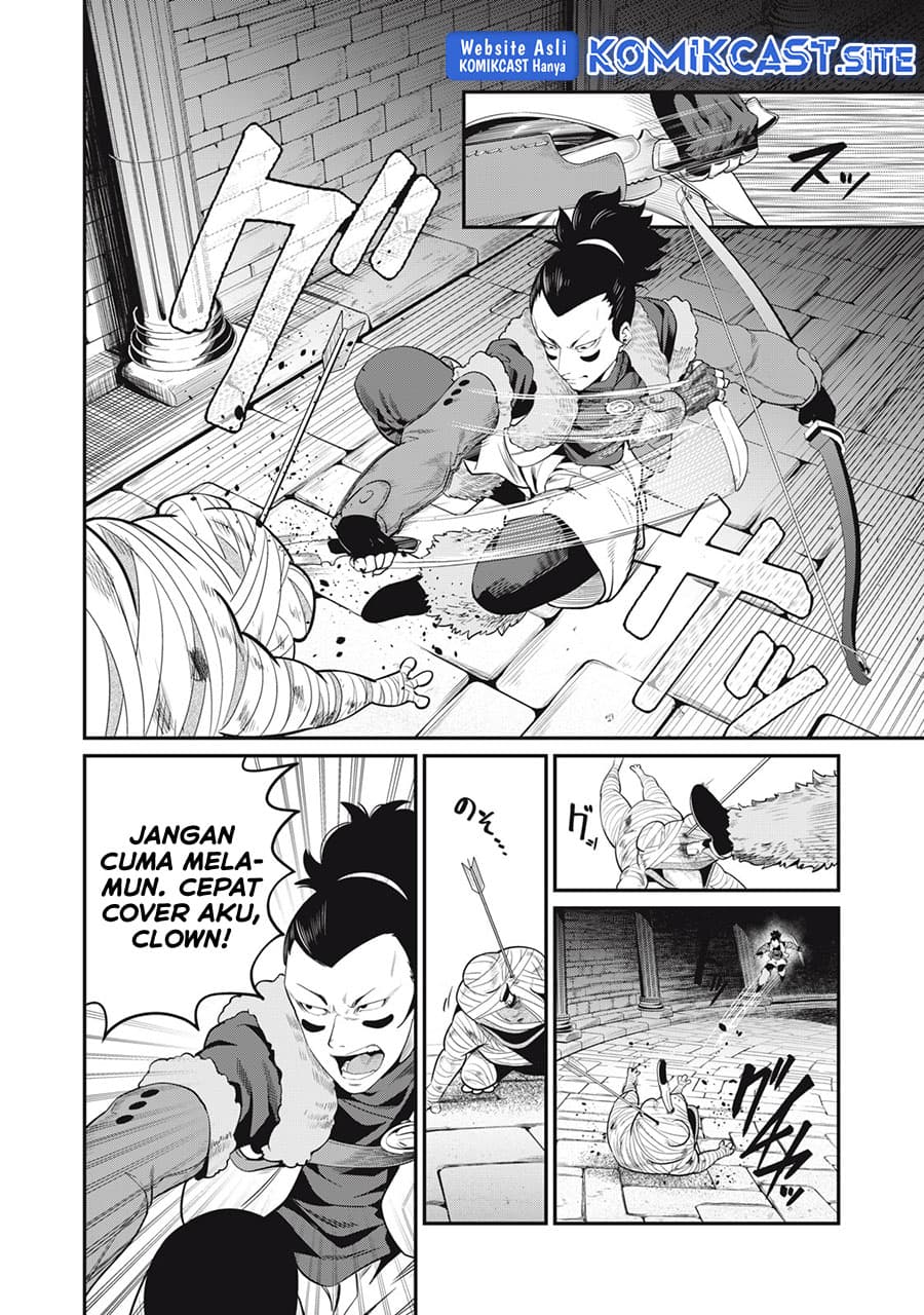 Halaman 11 dari Tsuihou Sareta Tenshou Juu Kishi wa Game Chishiki de Musou Suru Chapter 51