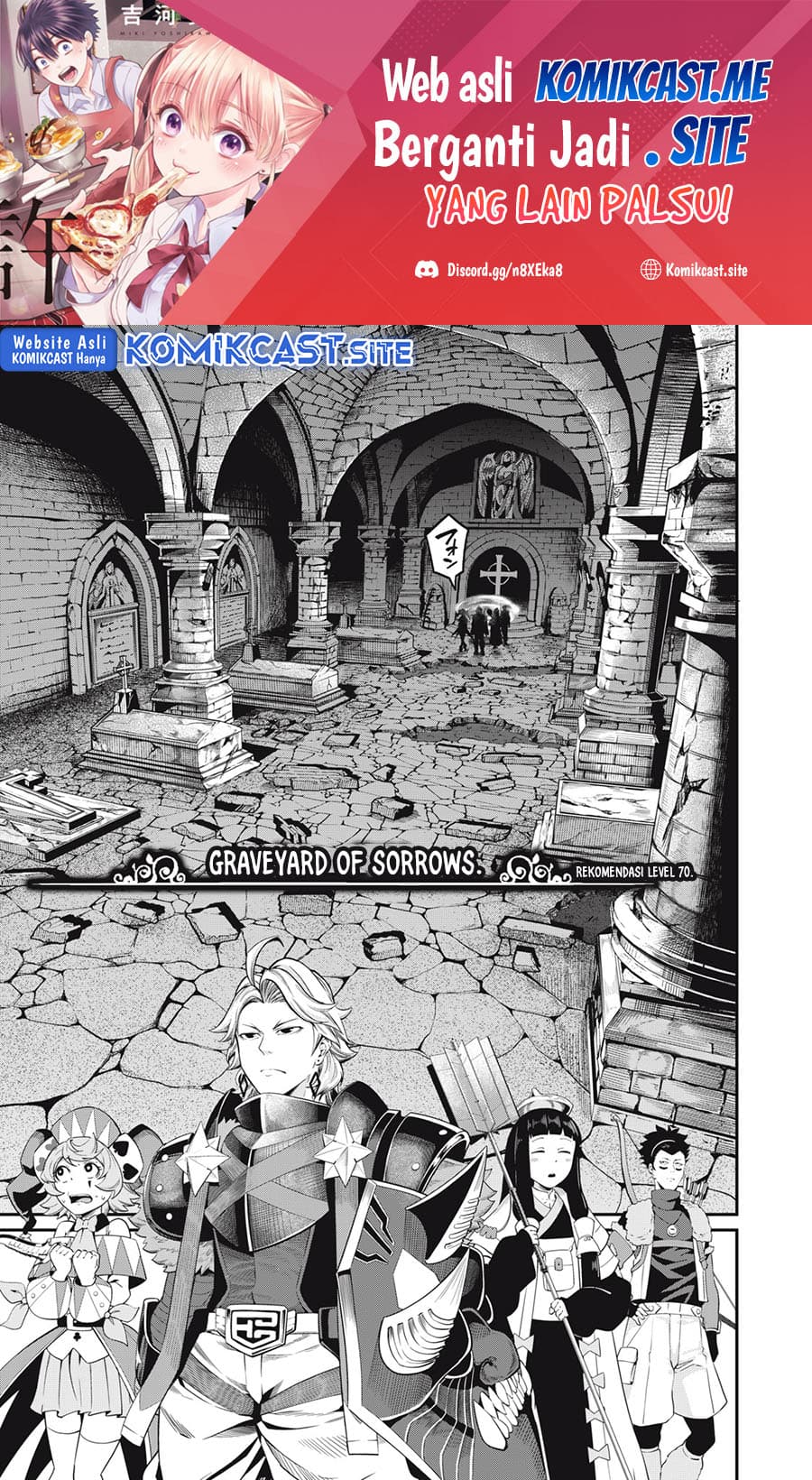 Halaman 2 dari Tsuihou Sareta Tenshou Juu Kishi wa Game Chishiki de Musou Suru Chapter 51